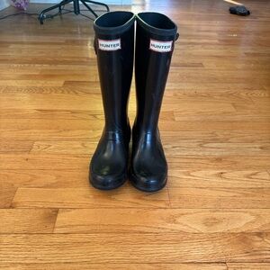 Hunter Kids Black Original  Boots